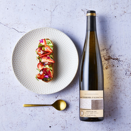 Finger sablé pistache et fraise