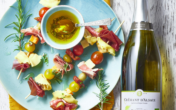 Brochettes apéritives