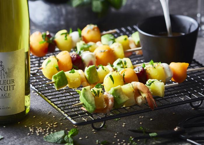 Duo de brochettes apéritives