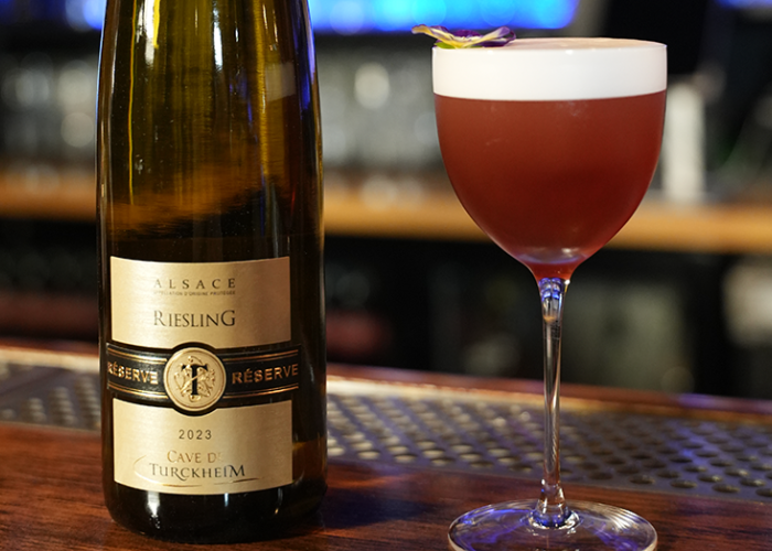 Soir d'été alsacien : un cocktail original au Riesling